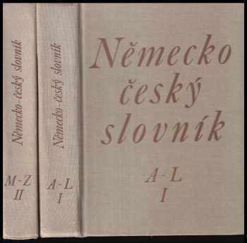 František Widimský: Německo-český a česko-německý slovník, 1+2 KOMPLET