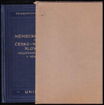 Karel Kumprecht: Německo-český a česko-německý slovník nejužívanějších slov v němčině