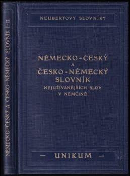 Německo-český a česko-německý slovník nejužívanějších slov v němčině