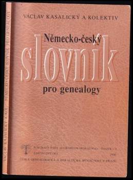 Václav Kasalický: Německo-český slovník pro genealogy