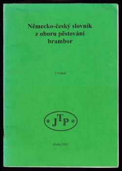 Německo-český slovník z oboru pěstování brambor