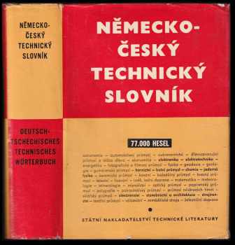 Německo-český technický slovník