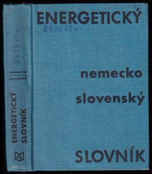 Nemecko-slovenský energetický slovník
