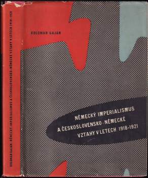Německý imperialismus a československo-německé vztahy v letech 1918-1921