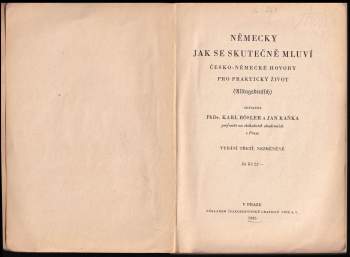 Jan Kaňka: Německy, jak se skutečně mluví