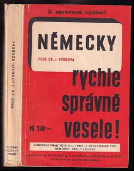 J. Rybková: Německy rychle, správně a vesele