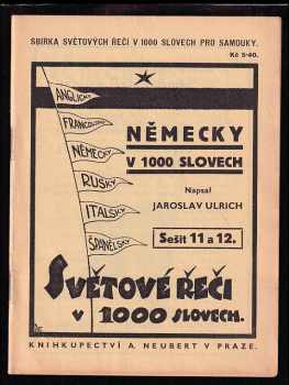 Jaroslav Ulrich: Německy v 1000 slovech