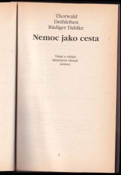 Rüdiger Dahlke: Nemoc jako cesta