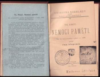 Théodule Ribot: Nemoci paměti