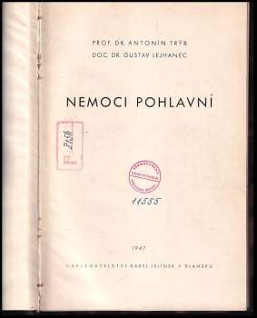 Antonín Trýb: Nemoci pohlavní