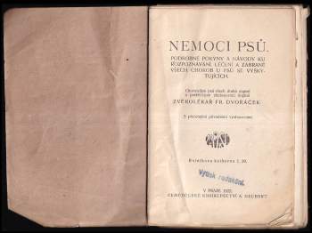 František Dvořáček: Nemoci psů