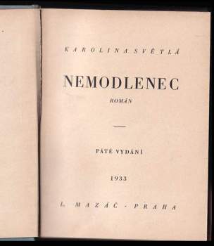 Karolina Světlá: Nemodlenec
