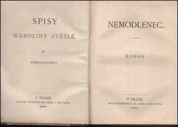 Karolina Světlá: Nemodlenec
