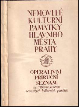 Nemovité kulturní památky hlavního města Prahy