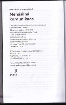 Marshall B Rosenberg: Nenásilná komunikace