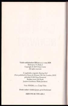 Chris Carter: Nenávist