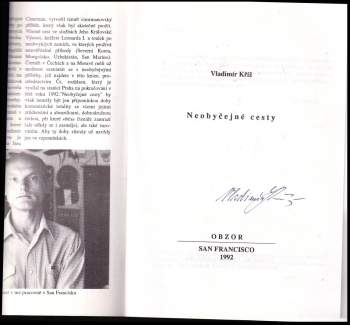 Vladimír Kříž: Neobyčejné cesty