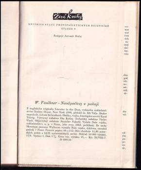 William Faulkner: Neodpočívej v pokoji