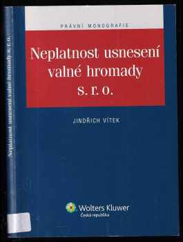 Neplatnost usnesení valné hromady s.r.o