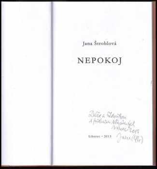 Jana Štroblová: Nepokoj