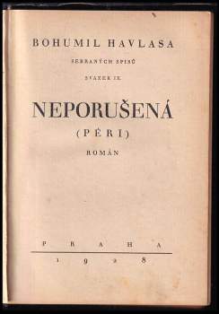 Bohumil Havlasa: Neporušená