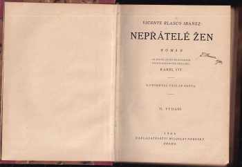 Vicente Blasco Ibáñez: Nepřátelé žen