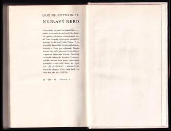 Lion Feuchtwanger: Nepravý Nero