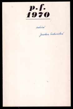 Josef Čapek: Nepřicházejí vhod