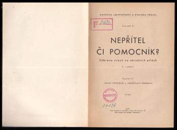 Josef Petzold: Nepřítel či pomocník?