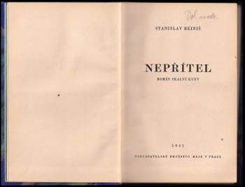 Stanislav Reiniš: Nepřítel