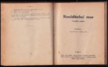 Alexej Orlov: Neviditelný mor
