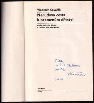 Vladimír Kovářík: Nerudova cesta k pramenům dětství