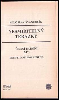 Miloslav Švandrlík: Nesmiřitelný Terazky