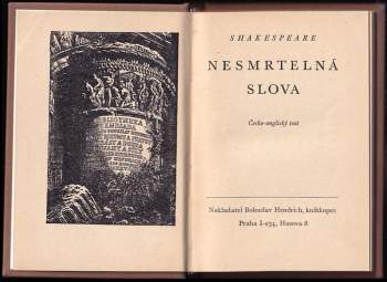 William Shakespeare: Nesmrtelná slova