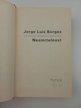 Jorge Luis Borges: Nesmrtelnost