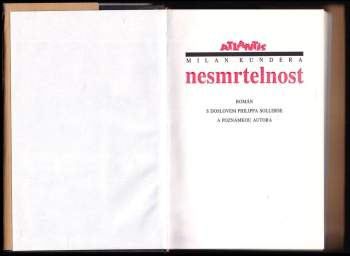 Milan Kundera: Nesmrtelnost
