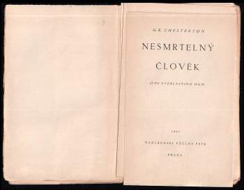 G. K Chesterton: Nesmrtelný člověk
