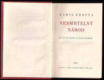 Kamil Krofta: Nesmrtelný národ