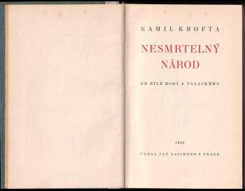 Kamil Krofta: Nesmrtelný národ