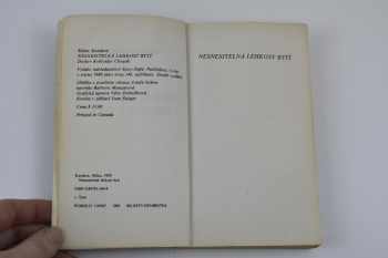 Milan Kundera: Nesnesitelná lehkost bytí