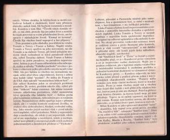 Milan Kundera: Nesnesitelná lehkost bytí