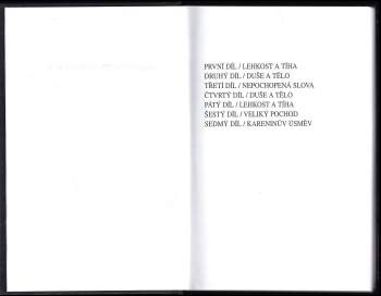 Milan Kundera: Nesnesitelná lehkost bytí