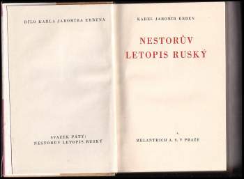 Nestorův letopis ruský