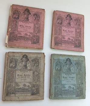 Neuer Prager Kalender für Stadt und Land auf das gemeine Jahr nach Christi Geburt von 365 Tage - Jahr 1866, 1867, 1868 und 1872