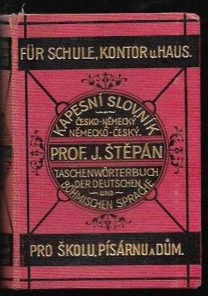 Jan Štěpán: Neues Taschenwörterbuch der böhmischen und deutschen Sprache