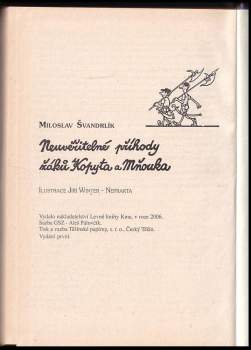 Miloslav Švandrlík: Neuvěřitelné příhody žáků Kopyta a Mňouka