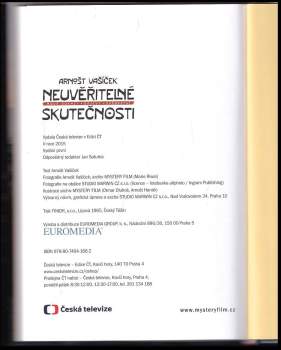 Arnošt Vašíček: Neuvěřitelné skutečnosti
