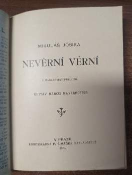 Jósika Miklós: Nevěrní věrní