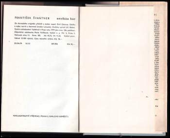 František Švantner: Nevěsta hor