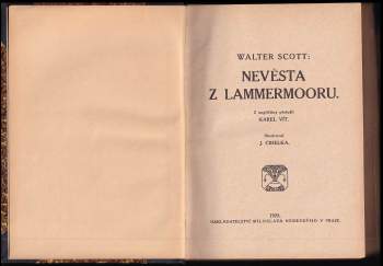 Walter Scott: Nevěsta z Lammermooru